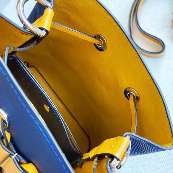 Cute blue and yellow summer bag - Picture 12 of 13